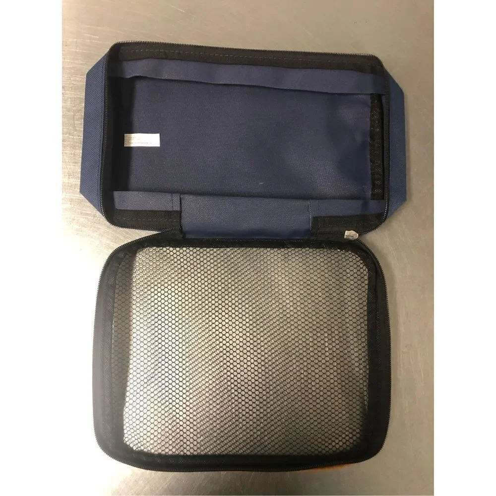 AARP Men’s Navy Blue Luggage Travel Organizer Zip Up Set
